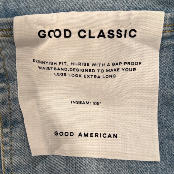 🩵NWT & NIB🩵GOOD AMERICAN 14-18 JEANS - Picture 5 of 6